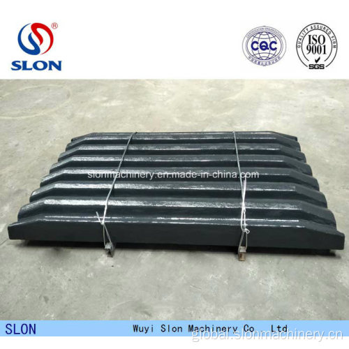 Jaw Crusher Parts Sandviik Jaw Crusher Spare Parts Fixed/Moving Jaw Plate Supplier